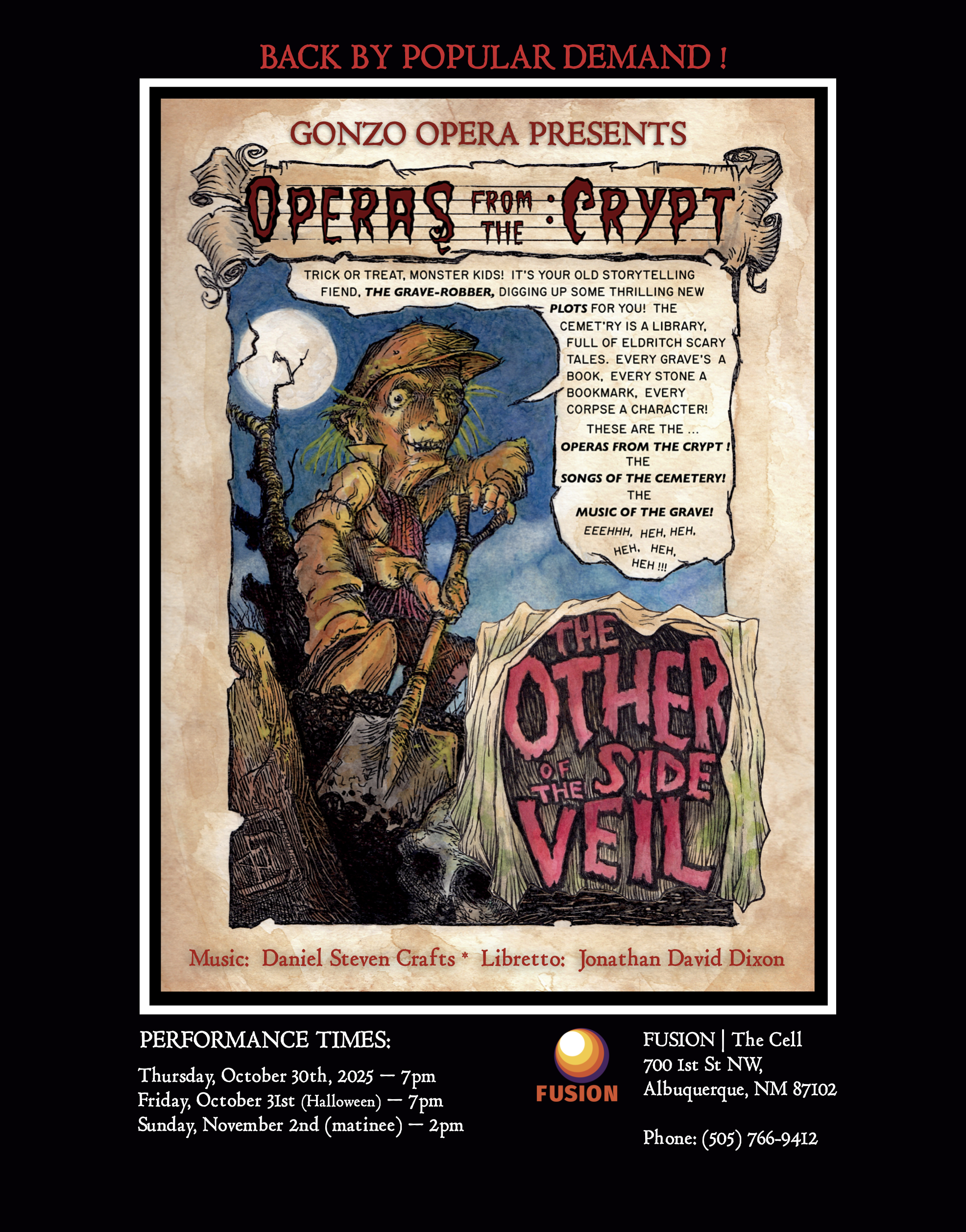 Gonzo Opera from the Crypt: The Other Side of the Veil — FUSION